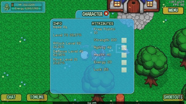 Retro RPG Online 2for windows and Linux 1