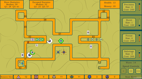 Dice Defenders game for Linux 1