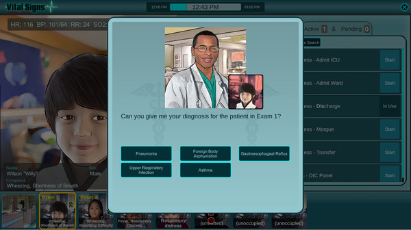 Скриншот из Vital Signs: ED - Pediatric Respiratory Disease Package Скриншот из Vital Signs: ED - Pediatric Respiratory Disease Package