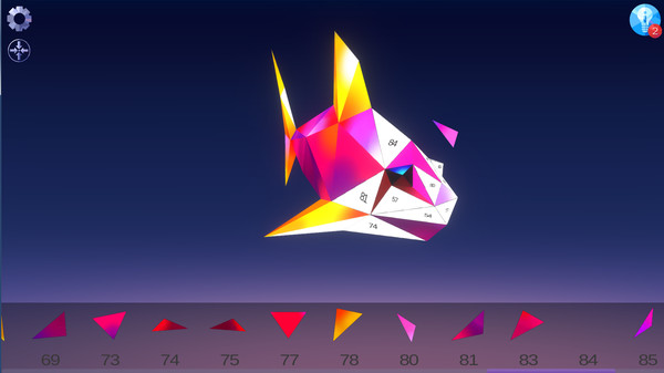 LowPoly 3D Art Paint by Numberfor windows and Linux 1