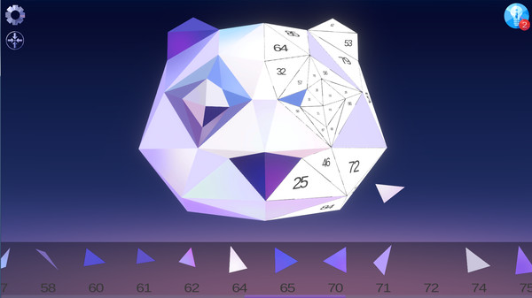 LowPoly 3D Art Paint by Number game for Linux 1