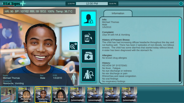 Скриншот из Vital Signs: ED - Pediatric Digestive Disease Package