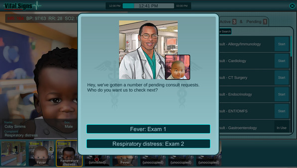 Скриншот из Vital Signs: ED - Pediatric Infant Cases Package