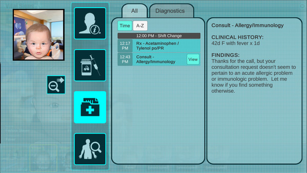 Скриншот из Vital Signs: ED - Pediatric Infant Cases Package