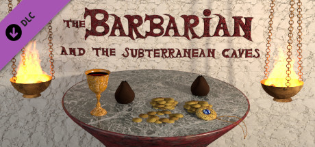Non-Linear Text Quests - The Barbarian and the Subterranean Caves cover art