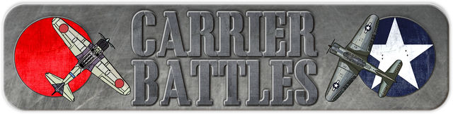 Carrier Battles 4 Guadalcanal - Pacific War Naval Warfare Logo