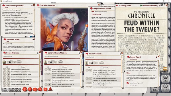 Скриншот из Fantasy Grounds - D&D Eberron: Rising From The Last War
