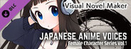 Visual Novel Maker - Japanese Anime Voices：Female Character Series Vol.1