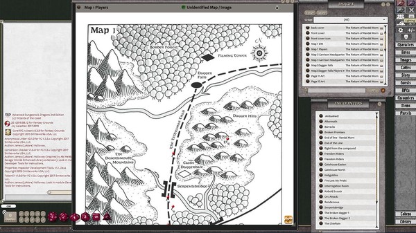 Скриншот из Fantasy Grounds - D&D Classics: The Return of Randal Morn (2E)