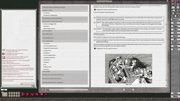 Скриншот из Fantasy Grounds - D&D Classics: The Return of Randal Morn (2E)
