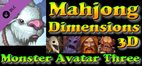 Mahjong Dimensions 3D - Monster Avatar Three cover art