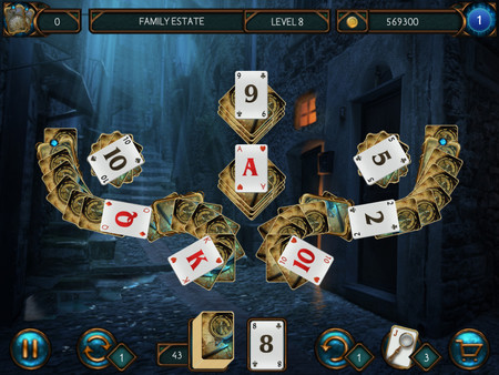 Detective Solitaire. Butler Story game for Linux 1