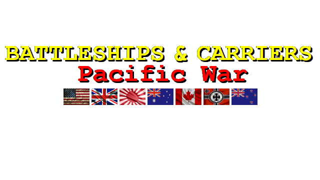 Battleships and Carriers - Pacific War Logo