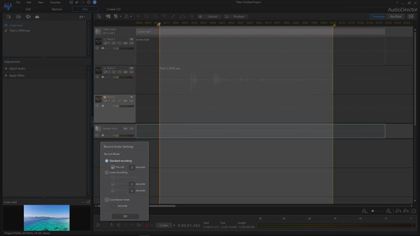 Скриншот из CyberLink AudioDirector 10 Ultra