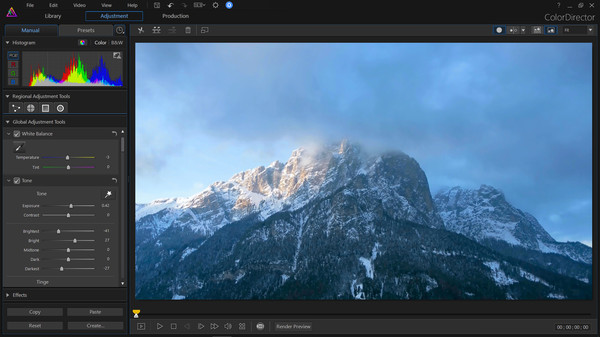 Скриншот из CyberLink ColorDirector 8 Ultra