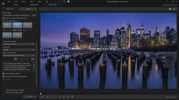 Скриншот из CyberLink ColorDirector 8 Ultra