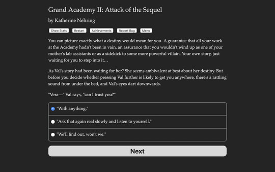Скриншот из Grand Academy II: Attack of the Sequel Скриншот из Grand Academy II: Attack of the Sequel