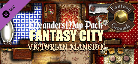 Fantasy Grounds - Meanders Map Pack: Victorian Mansion Special Edition (Map Pack) cover art