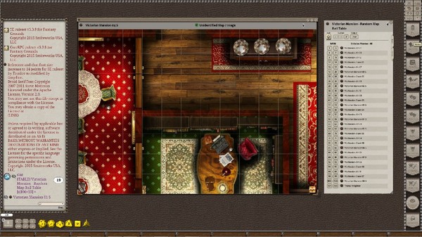 Скриншот из Fantasy Grounds - Meanders Map Pack: Victorian Mansion Special Edition (Map Pack)