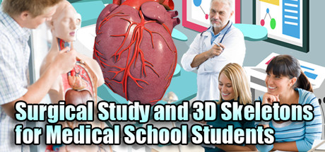 Surgical Study and 3D Skeletons for Medical School Students cover art