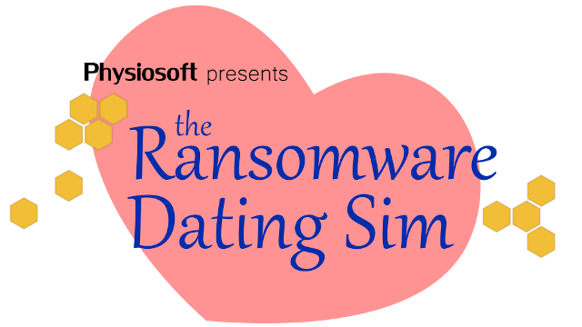 Ransomware Dating Sim Logo