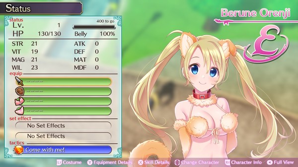 Скриншот из Omega Labyrinth Life - Costume: Berune (Animal)