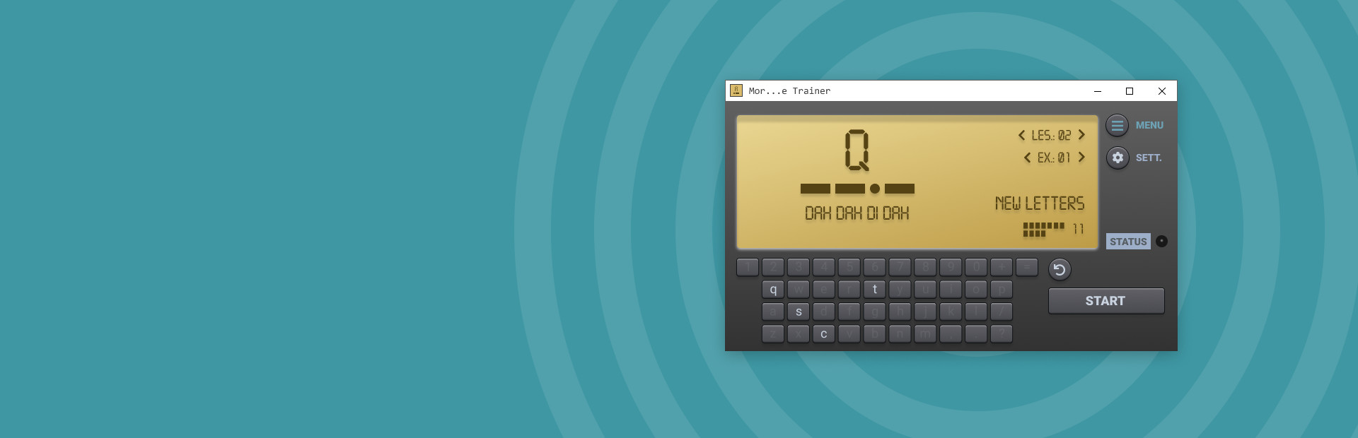 MOR...E TRAINER (Learning Morse Code)