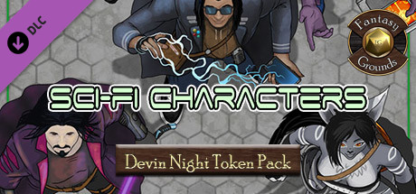 Fantasy Grounds - Devin Night Token Pack #119: Sci-fi Characters (Token Pack)