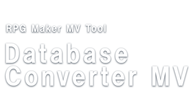 RPG Maker MV Tools - Database ConVerter MV Logo