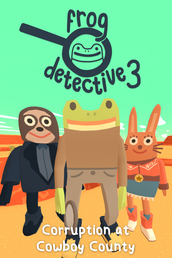 Steam portrait for Frog Detective 3: Corruption at Cowboy County.