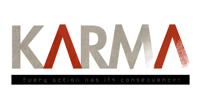 Karma - A Visual Novel About A Dystopia. Logo