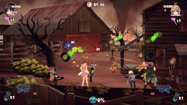 Скриншот из Zombie Panic In Wonderland DX