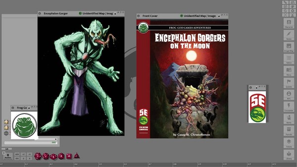 Скриншот из Fantasy Grounds - Encephalon Gorgers on the Moon (5E)