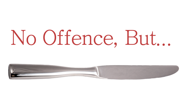 No Offence, But Logo