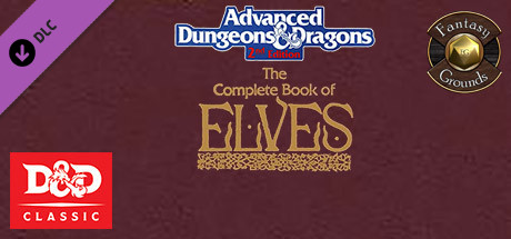 Fantasy Grounds - D&D Classics: PHBR8 The Complete Book of Elves (2E) cover art