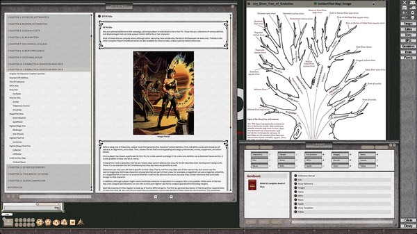 Скриншот из Fantasy Grounds - D&D Classics: PHBR8 The Complete Book of Elves (2E)