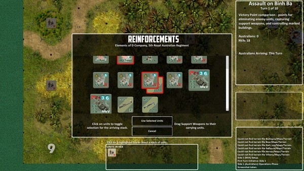 Скриншот из Lock 'n Load Tactical Digital: Heroes of the Nam Battlepack 1