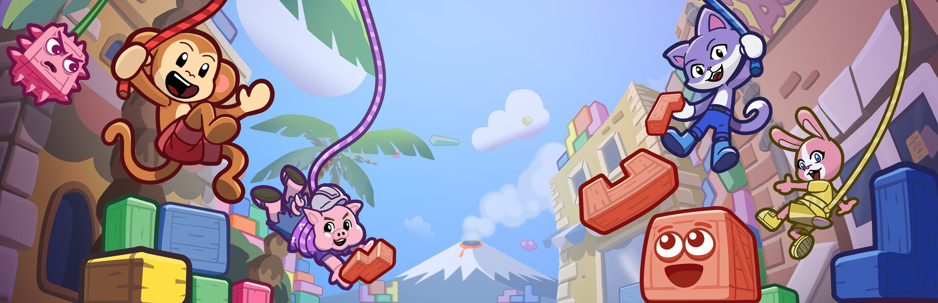 TopplePOP: Bungee Blockbusters