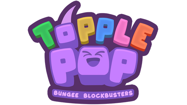 TopplePOP: Bungee Blockbusters Logo