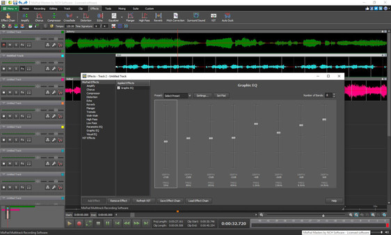 Скриншот из MixPad