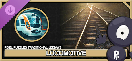 Pixel Puzzles Traditional Jigsaws Pack: Locomotive cover art