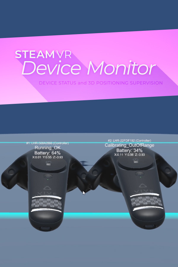 Steam portrait for SteamVR Device Monitor.