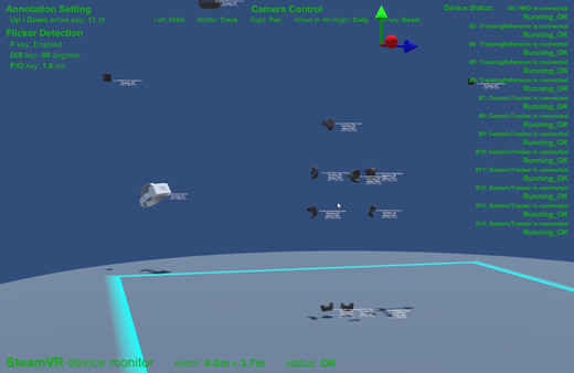 SteamVR Device Monitorfor windows and Linux 1