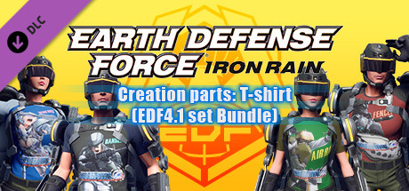 EARTH DEFENSE FORCE: IRON RAIN - Creation parts: T-shirt(EDF4.1 set Bundle)
