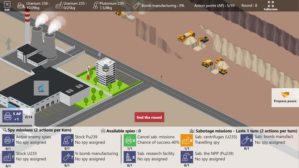 Скриншот из Nuclear Arms Race