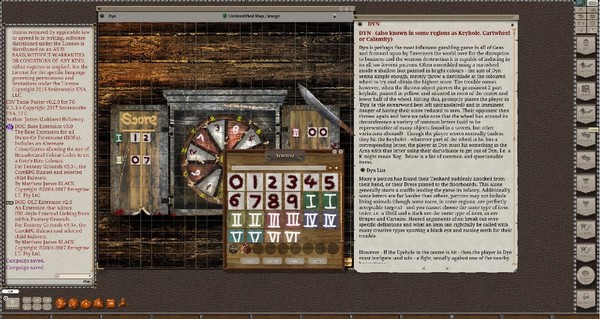 Скриншот из Fantasy Grounds - GAMBLING &frasl; TAROT PACK: Den of Iniquity (Any)