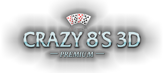 Crazy Eights 3D Premium Logo