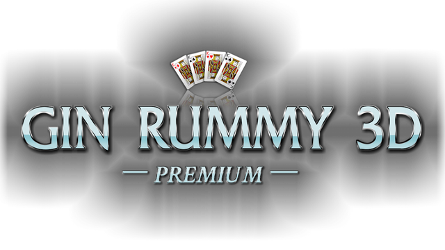 Gin Rummy 3D Premium Logo