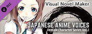 Visual Novel Maker - Japanese Anime Voices：Female Character Series Vol.2