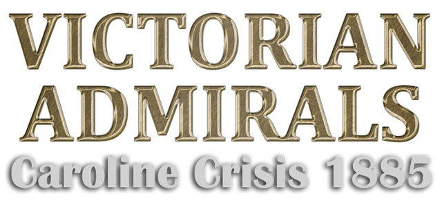 Victorian Admirals Caroline Crisis 1885 Logo